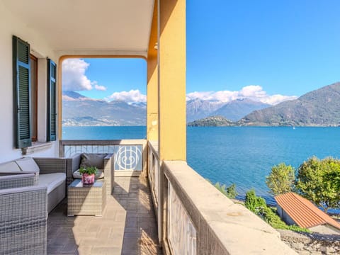 Sky, Water, Building, Cloud, Mountain, Window, Azure, Wood, Shade, House