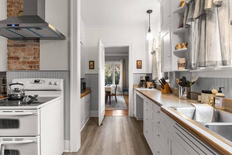 Full kitchen with all of the cooking essentials