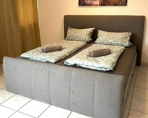 Our comfortable king-size bed