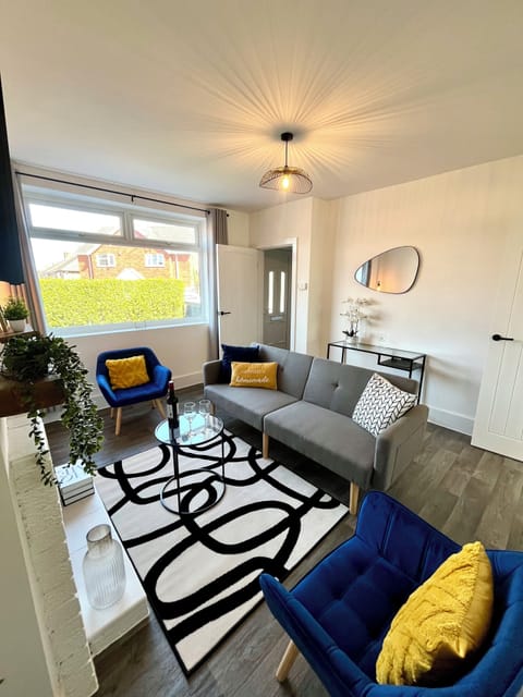 Beautiful , bright living room.