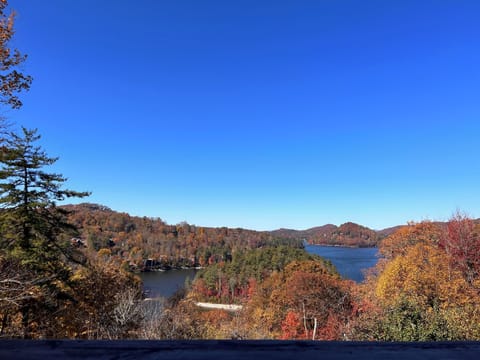 Beautiful year around. Watch fireworks on 4th of July from anywhere, porch view