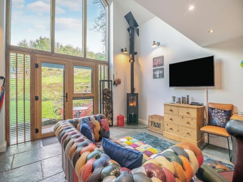 Open plan living space | Y Gwairdy - Cae Gwenlais Escapes, Llandybie Ammanford, near Llandeilo