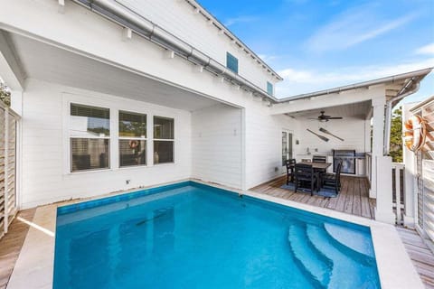 Private resort-style pool perfect for relaxing and cooling off