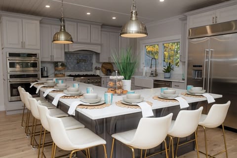 Gourmet Kitchen with tons of island seating