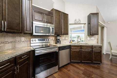 Kitchen with Granite Countertops