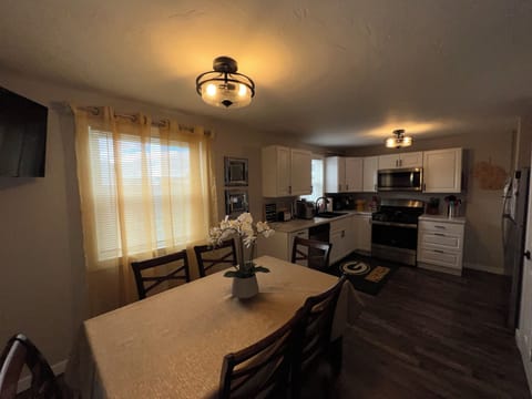 Kitchen/eating area.  