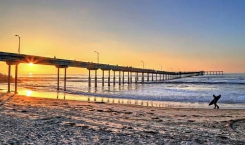 The Pacific Beach Pier stands as an iconic landmark, extending gracefully into the sparkling waters of the Pacific Ocean, offering breathtaking views, leisurely strolls, and a vibrant atmosphere where visitors can enjoy so much!