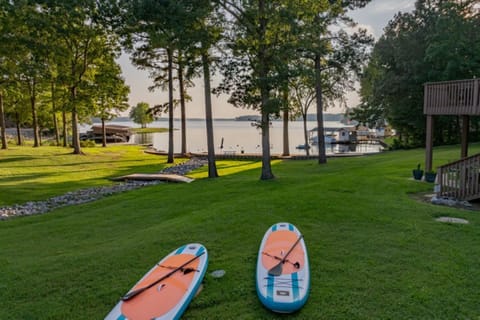 Paddle boards come with the rental free for use.  