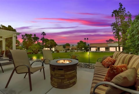 Patio sunrise