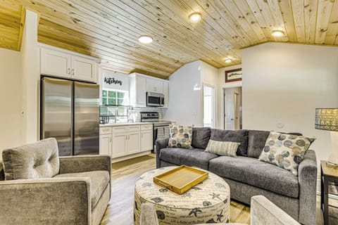 Living Room | Queen Sleeper Sofa | Mini-Split A/C & Heating