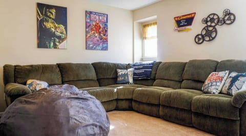 Unleash your inner geek in our pop-culture-themed media room. 