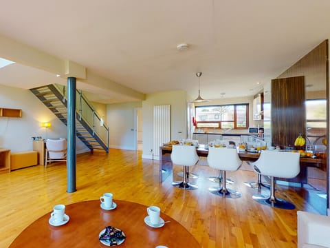 Castlemartyr Holiday Lodges, East Cork, County Cork, Ireland. Dining area, modern kitchen, spacious, light open plan.