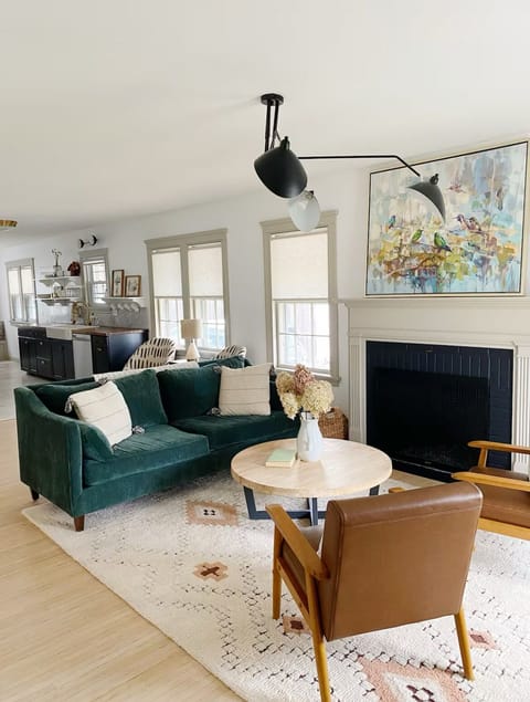 Spacious open concept living area. 