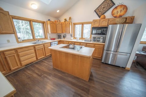Large kitchen with an island