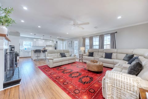 Living room with ample seating