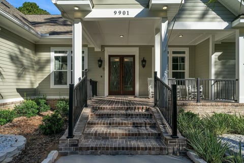 Architecture, Building, House, Porch, Staircase