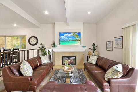 Ample seating for family and friends in the living area