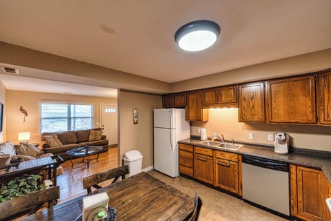 Dining and kitchen area