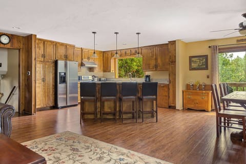 Kitchen bar counter island with seating for 4