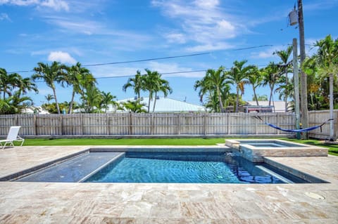 Dive into relaxation in the private pool