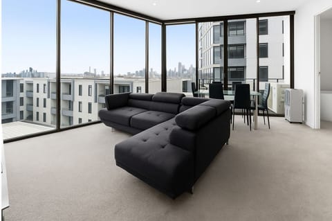 Spacious living room with plenty of natural light