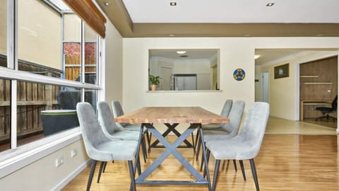 Spacious dining area