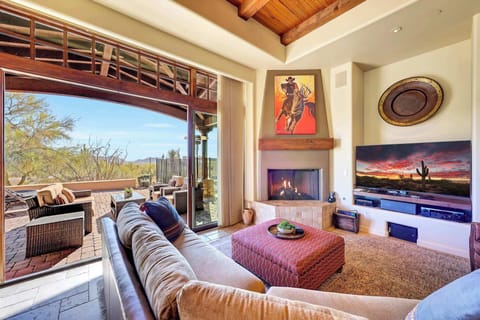 Living Room | Rocks 101 in North Scottsdale, AZ by Luxus Vacation Properties
