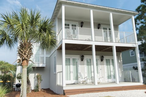 Multiple balconies throughout the house including two in master bedroom