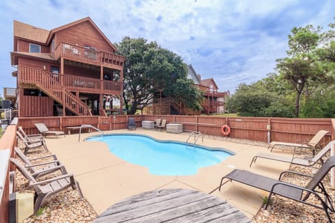 Rear Exterior and Private Pool