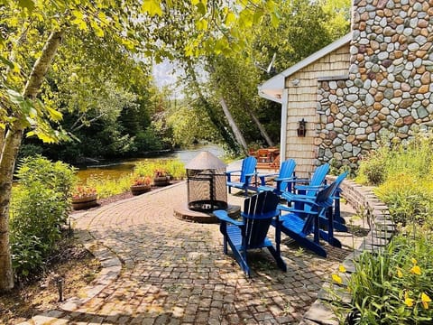 Roast marshmallows in large adirondack chairs by the river!
