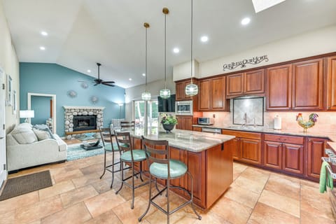 Kitchen & Living Room | Single-Story House | In-Unit Laundry