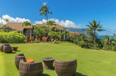 Watch stunning sunsets in comfort from the lush lawn