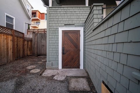 Private Entrance with Security Gate 