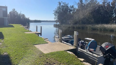 Cabin 52 has its own jetty