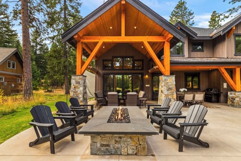 Main Floor – Outdoor Living: Gas Firepit, Social Setup for Toasting + Unwinding