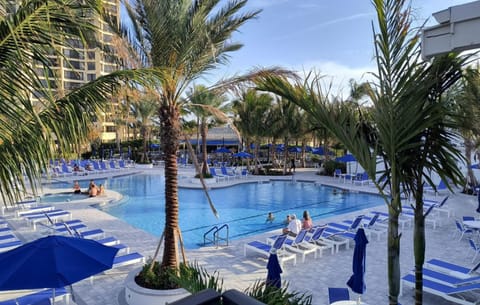 The main pool! Newly refinished resort-style pool is exceeding expectations!