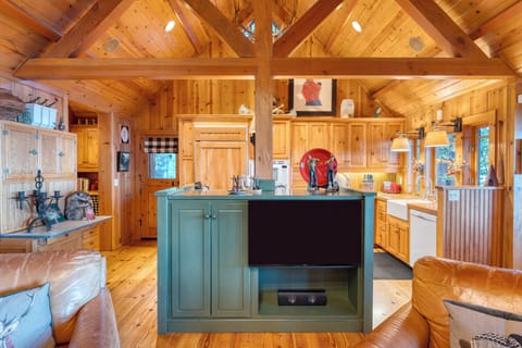 Island in the kitchen.