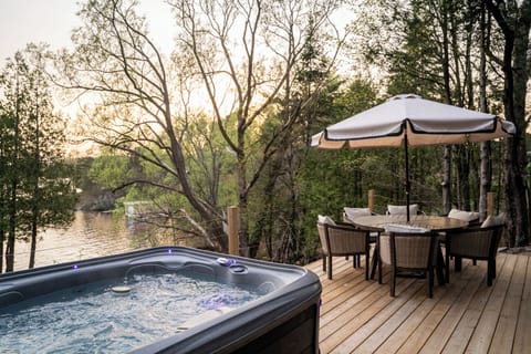 Soak your worries away surrounded by nature