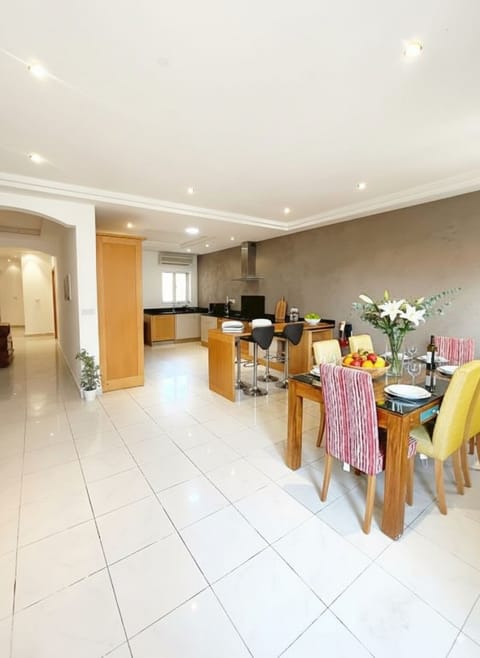 Main living room and dining area