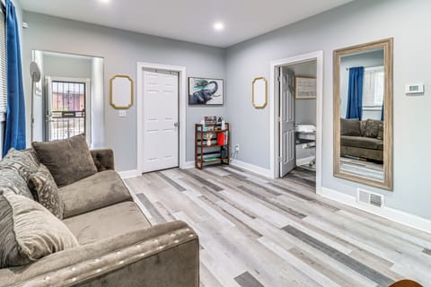 Detroit Vacation Rental | 2BR | 1BA | 1,144 Sq Ft | Stairs Required
