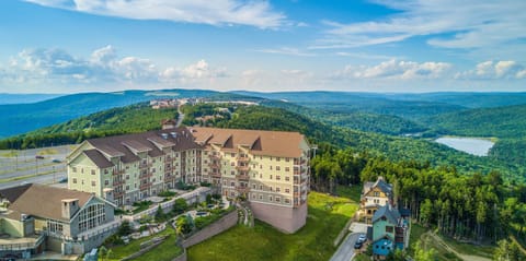 Exterior of Soaring Eagle Lodge.