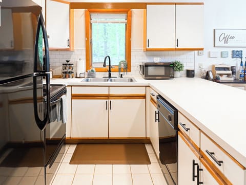 Fully stocked kitchen with everything you need to make cooking easy and fun.