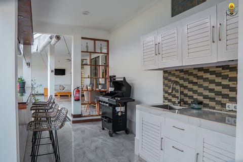 The bar, and barbecue if you like a grill