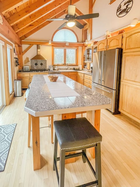 Fully stocked kitchen