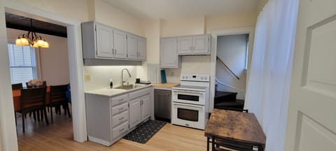 Fully stocked and updated kitchen with dishwasher, double oven