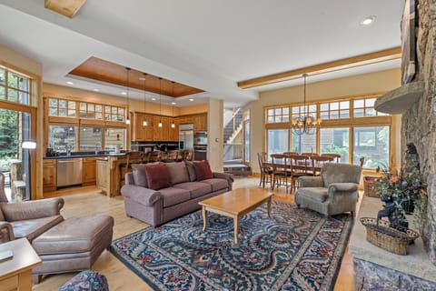 Living area on main level of the home.