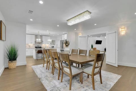 Gather, eat, and enjoy in this spacious dining room!