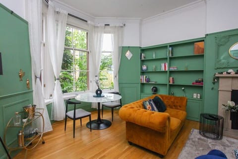 Bright colouful living room