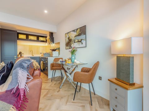 Open plan living space | Kimcraigan Lodge, Lochend