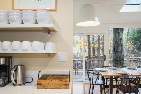 Fully stocked kitchen